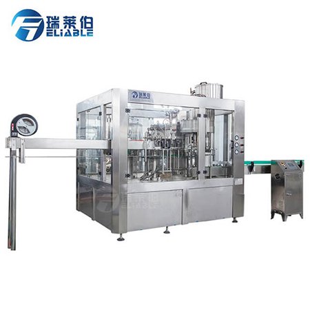 A top quality carbonated drink filling machine perfects the beverage brand