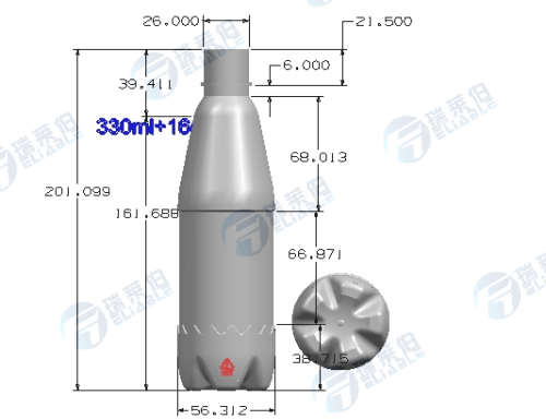 Most Welcome 330ml Carbonated Drinks Bottle Design